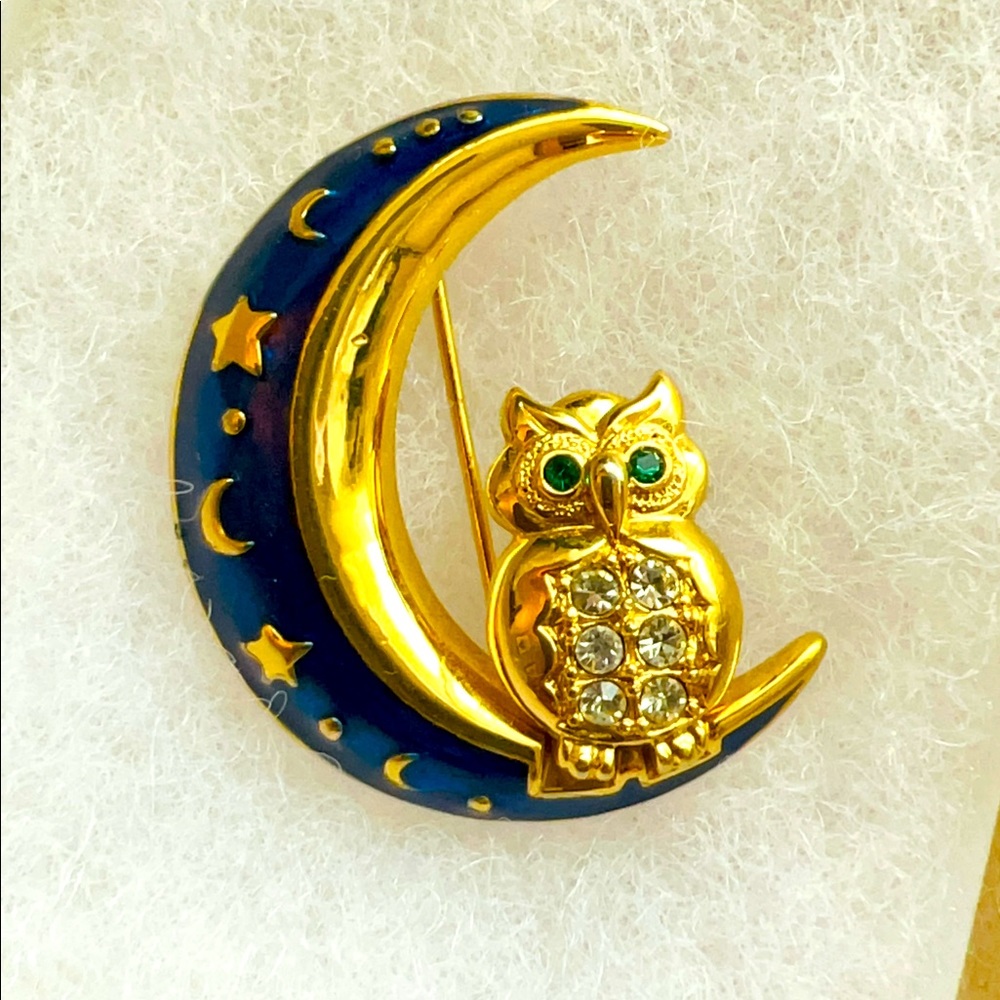 Vintage Brooch  Marked BJ